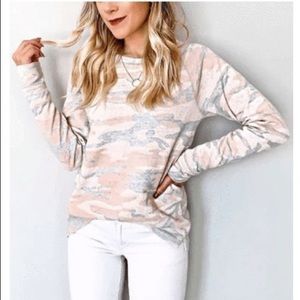 Camo Print Casual T-shirt